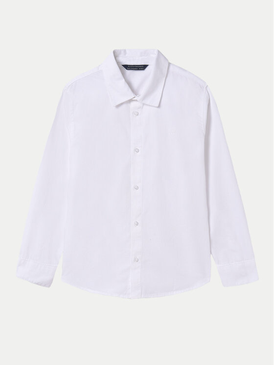 Mayoral Koszula 874 Biały Regular Fit
