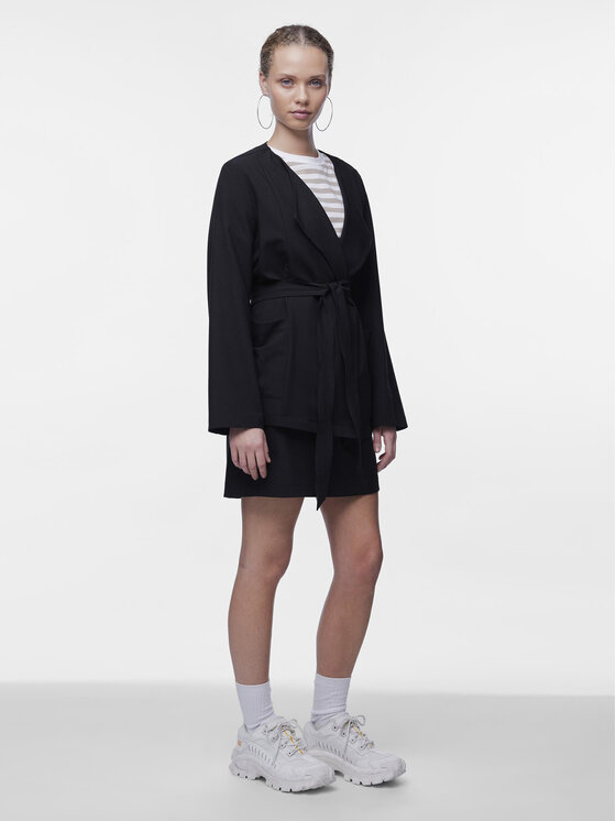 Pieces Pieces Marynarka Bosella 17146550 Czarny Regular Fit