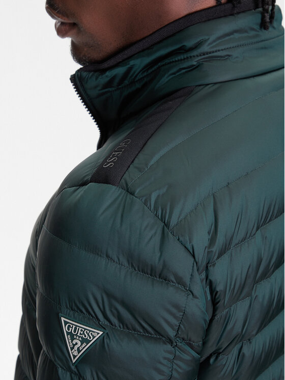 Guess Guess Geacă din puf M1RL47 WDQ50 Verde Regular Fit