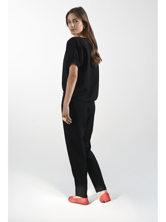 Femestage Femestage Dámské kalhoty Femestage AB BASE TRU2060-020 Černá Regular Fit