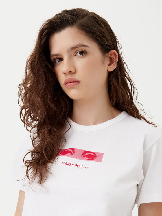 HUGO HUGO T-shirt Destrel_1 50534246 Bianco Regular Fit