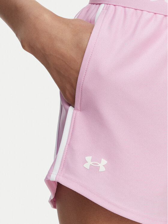 Under Armour Under Armour Αθλητικό σορτς Tech™ Play Up 1389882 Ανοιχτό ροζ Regular Fit