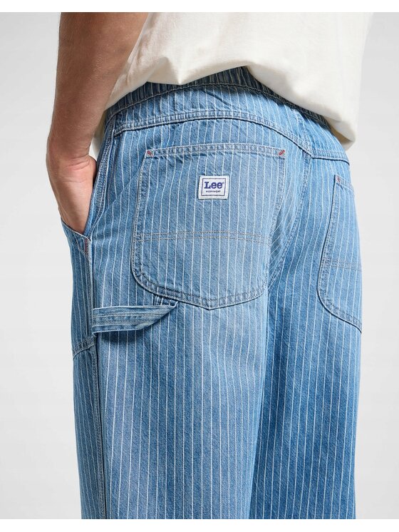 Lee Lee Jeansy DRAWSTRING CARPENTER Niebieski Loose Fit