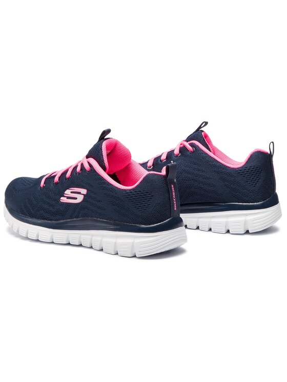 Skechers Skechers Sneakersy Get Connected 12615/NVHP Granatowy