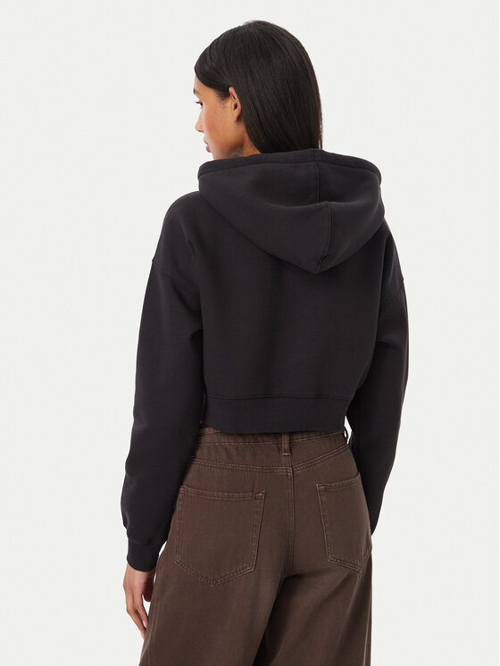 Dickies Dickies Суитшърт Oakport DK0A4XJTBLK Черен Cropped Fit