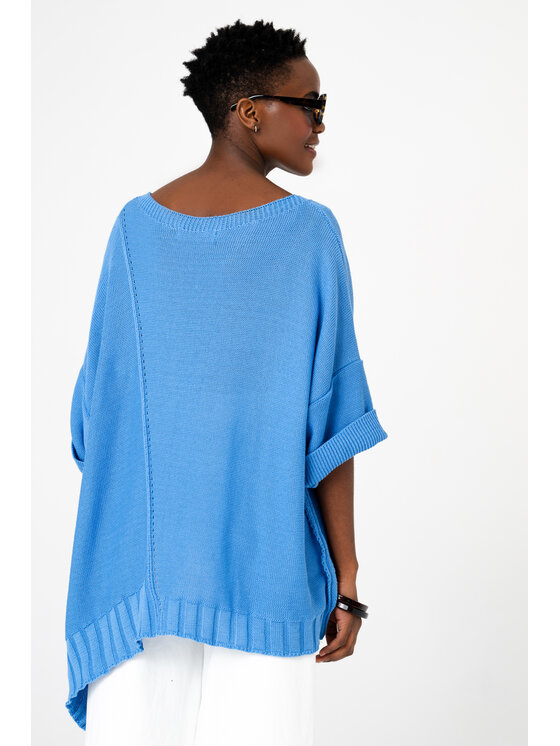 blue shadow blue shadow Sweter Gustti Niebieski Regular Fit
