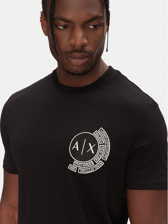 Armani Exchange Armani Exchange Marškinėliai XM000556 AF10358 UC001 Juoda Regular Fit