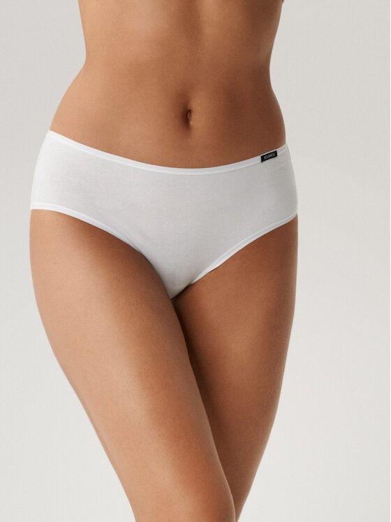 Atlantic Atlantic Figi klasyczne flat elastic classic Biały