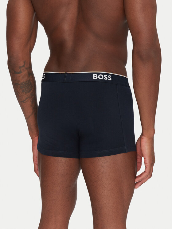 BOSS BOSS Komplet 3 par bokserek Trunk 3P Power 50531684 Niebieski