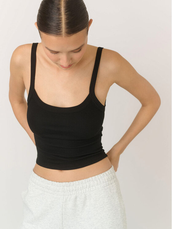 La Mania La Mania Top TESSA 3 Czarny Classic Fit