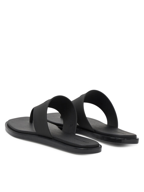 Calvin Klein Calvin Klein Japanke Toepost Tpu Slide HW0HW02836 Crna