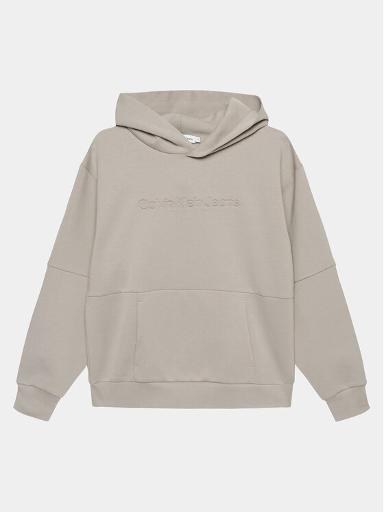 Calvin Klein Jeans Calvin Klein Jeans Суитшърт Spacer Debossed Logo IB0IB01863 Сив Regular Fit