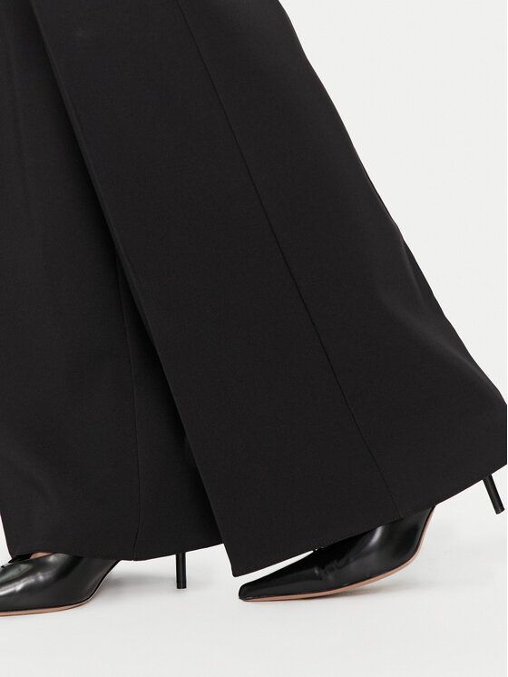 Rinascimento Rinascimento Pantaloni din material CFC0119997003 Negru Regular Fit