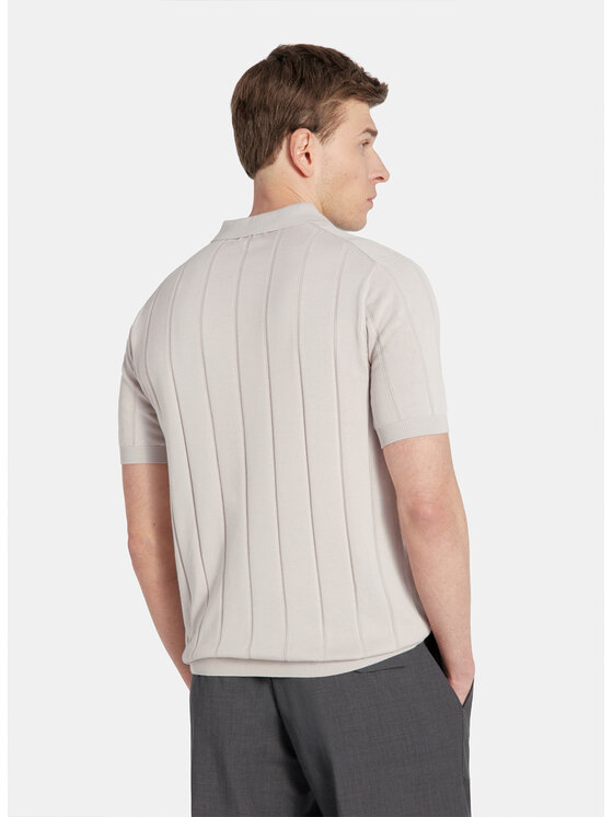 Pako Lorente Pako Lorente Polo P25WF-TX-005 Beżowy Classic Fit