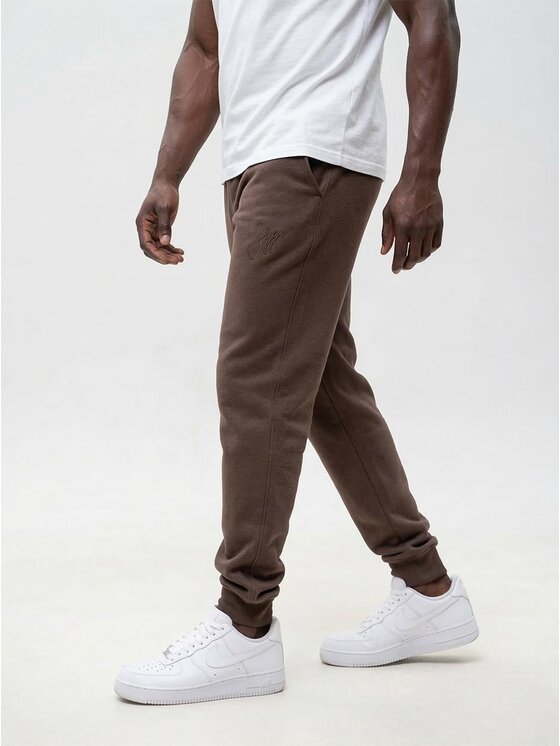 Jigga Wear Jigga Wear Spodnie dresowe 131093 Brązowy Regular Fit