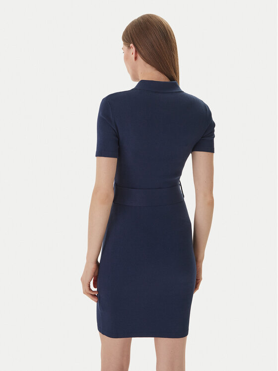 Guess Guess Strickkleid V6RK08 Z4642 Dunkelblau Slim Fit