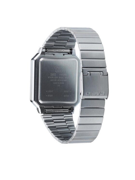 Casio Casio Hodinky Vintage A100WE-7BEF Stříbrná