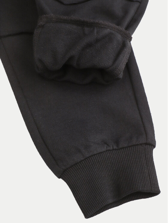 Coccodrillo Coccodrillo Долнище анцуг ZC4120102GBK Черен Regular Fit