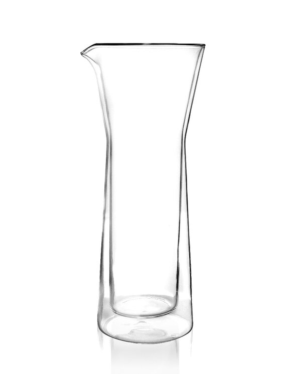 Vialli Design Vialli Design Karafka KARAFKA Z PODWÓJNĄ ŚCIANKĄ 800ML AMO 3031 Przezroczysty