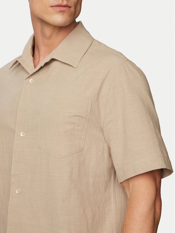 Ysabel Mora Ysabel Mora Srajca 90538 Temno bež Regular Fit