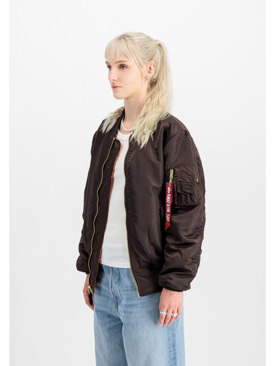 Alpha Industries Alpha Industries Kurtka bomber MA-1 Heritage Bomber Jacket Brązowy Core Fit
