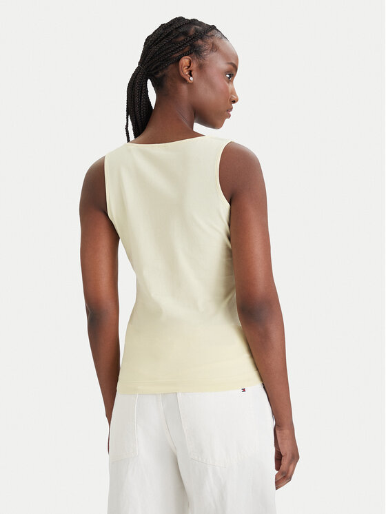 Guess Guess Top W6GP10 K2932 Kollane Regular Fit