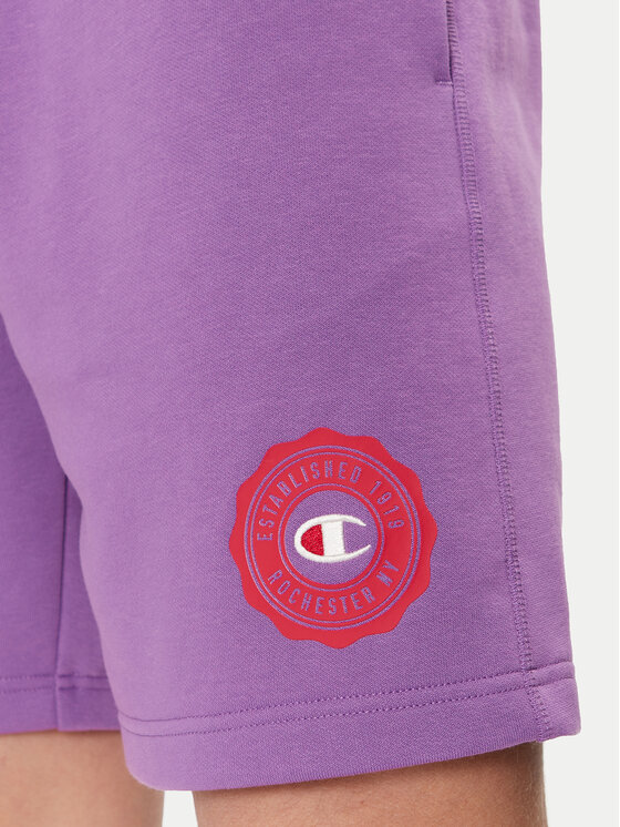 Champion Champion Pantaloni scurți sport 219850 Violet Comfort Fit