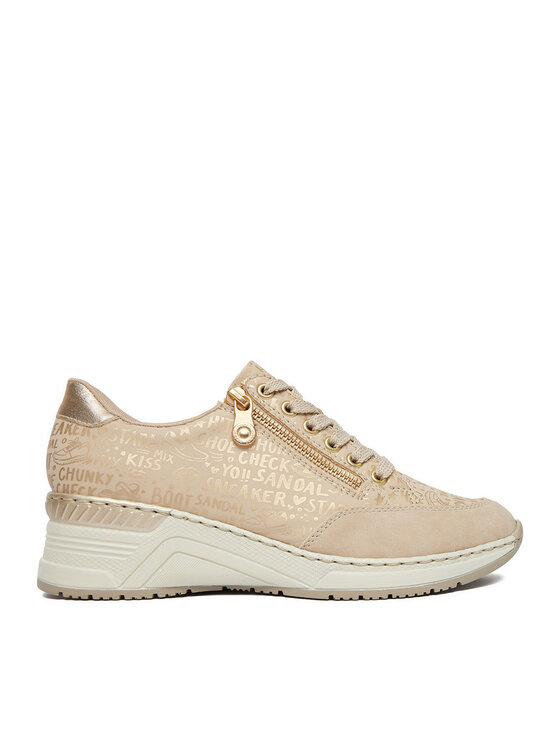 Rieker Rieker Sneakers N4316-62 Beige