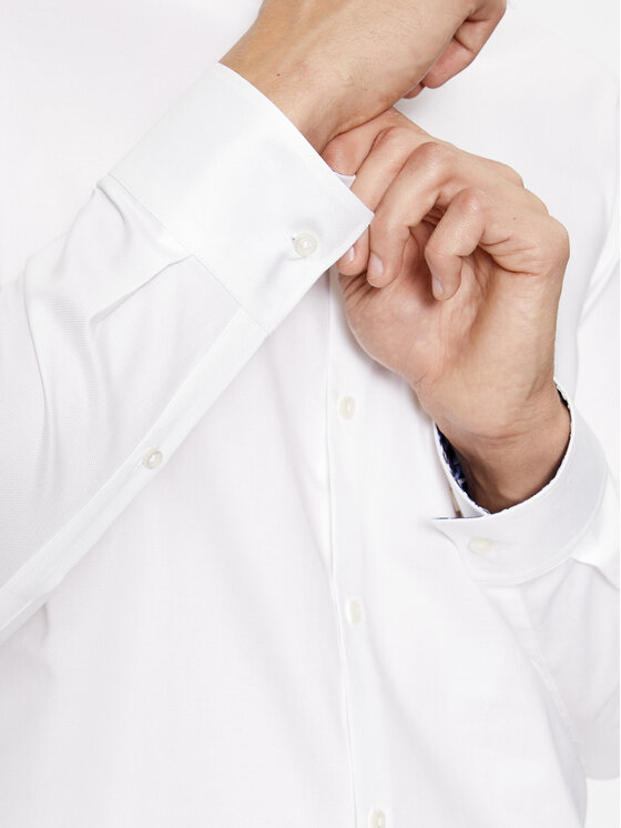 HUGO Hugo Košulja Koey 50500210 Bijela Slim Fit