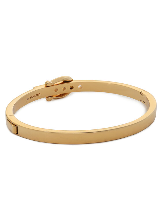 Coach Coach Apyrankė C Buckle Hinged Bangle Bracelet 37341898GLD710 Auksinė
