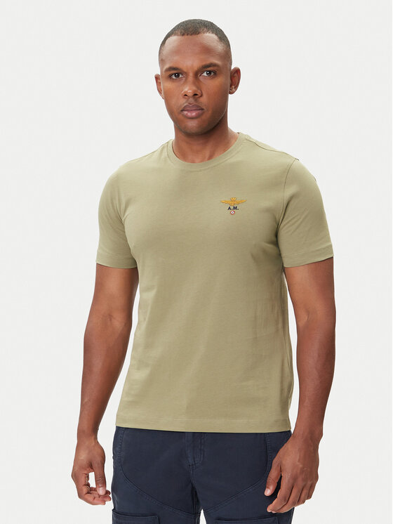 Aeronautica Militare Aeronautica Militare Футболка 252TS1580UJ00372 Зелений Regular Fit