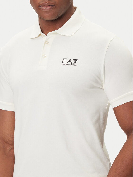 EA7 Emporio Armani EA7 Emporio Armani Тениска с яка и копчета 8NPF14 PJVQZ U1105 Бежов Regular Fit