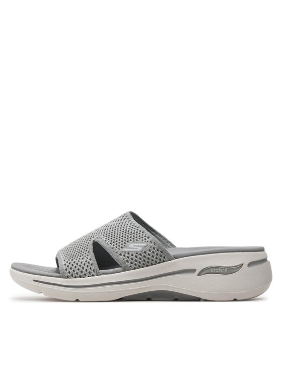 Skechers Skechers Natikači Go Walk Arch Fit Sandal-Joyful 140274/GRY Siva