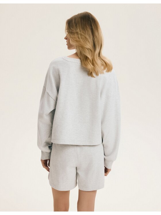 Esotiq Esotiq Piżama 43777 Szary Regular Fit