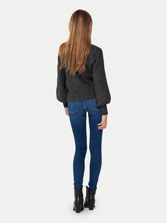 ONLY ONLY Sweter Elsa 15210667 Szary Regular Fit