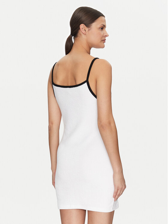Guess Guess Rochie de zi E5GK15 KCQV1 Alb Bodycon Fit