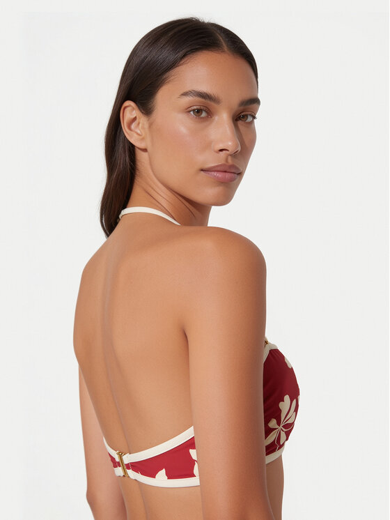 Seafolly Seafolly Bikini augšdaļa Mayflower 31283-299 Sarkans