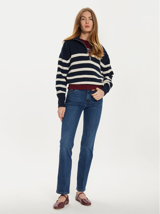 Tommy Hilfiger Tommy Hilfiger Blugi WW0WW43494 Albastru Bootcut Fit