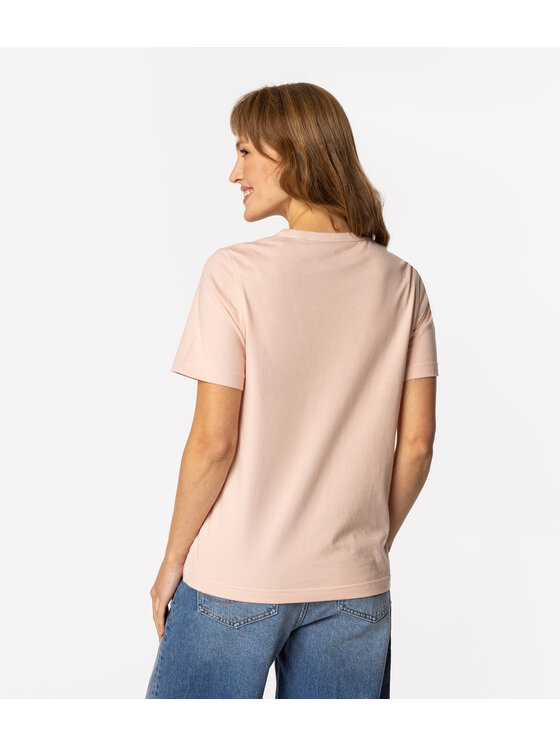 Lee Cooper Lee Cooper T-Shirt BLUE FLOWERS 1160 Różowy Regular Fit