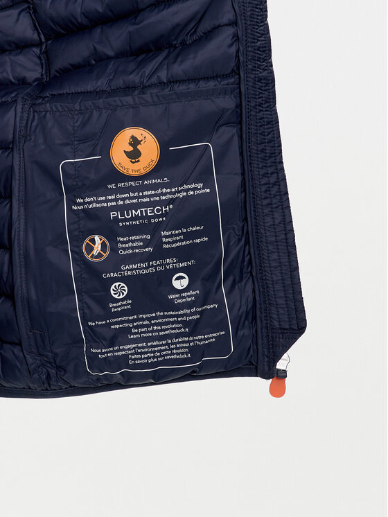 Save The Duck Save The Duck Veste Dia D80607W-GIGA18 Tumši zils Regular Fit