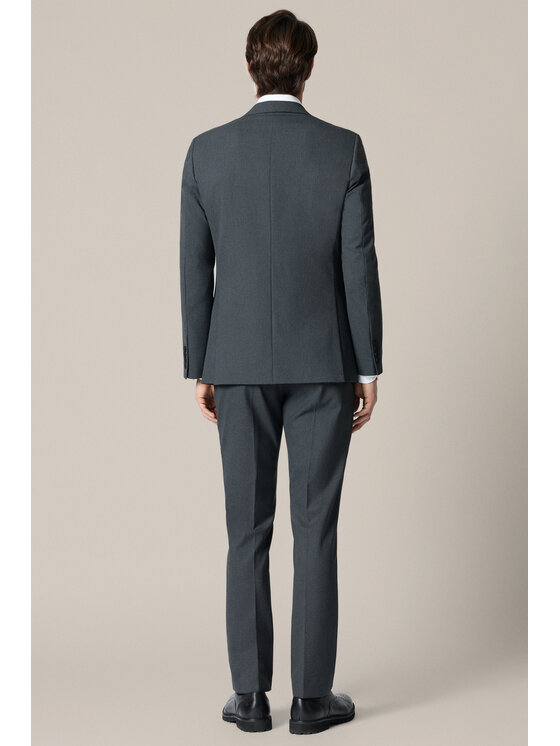 Lancerto Lancerto Garnitur Apricale GA073225000003 Szary Slim Fit