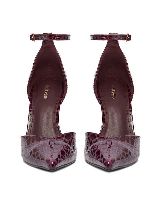 DeeZee DeeZee High Heels CEO-LS6049-10 Dunkelrot
