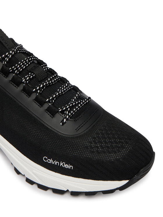 Calvin Klein Calvin Klein Sneakersy Hike Runner Laceup Knit HM0HM02151 Czarny