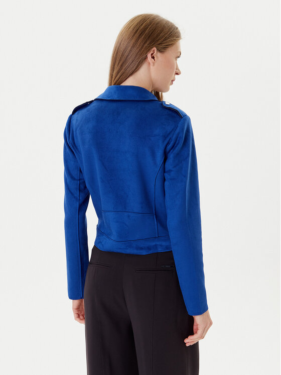 Morgan Morgan Giacca in similpelle 241-GOUSMI Blu Regular Fit