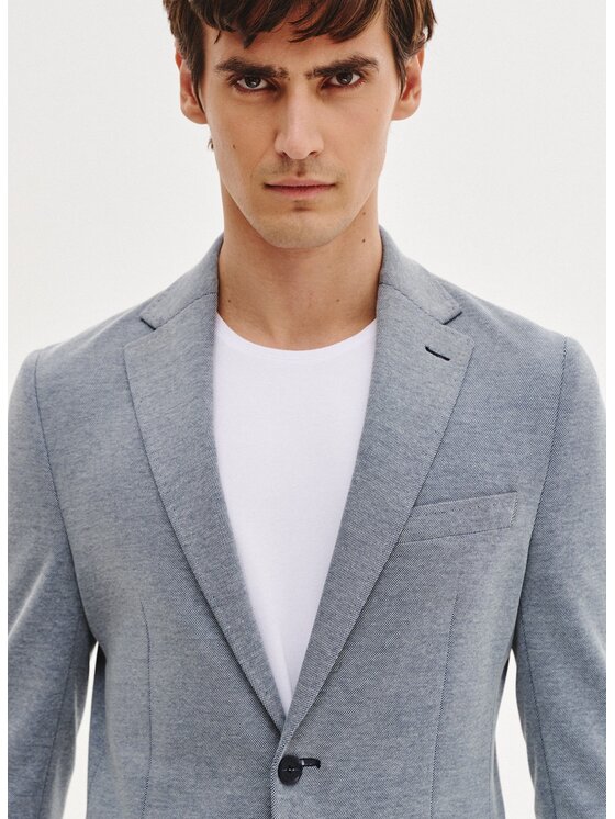 Pako Lorente Pako Lorente Marynarka P25BN-3X-002 Niebieski Slim Fit