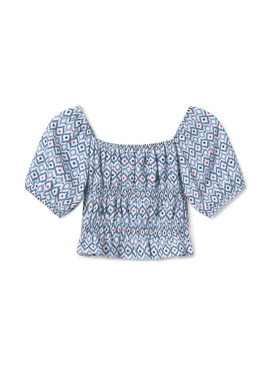 Mayoral Mayoral Blusa 6025 Blu Regular Fit