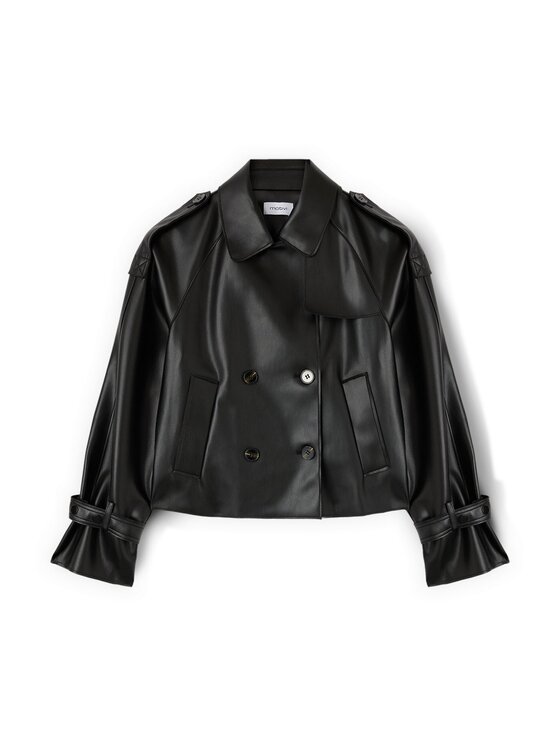 Motivi Motivi Giacca in similpelle R305W100151N033 Nero Regular Fit