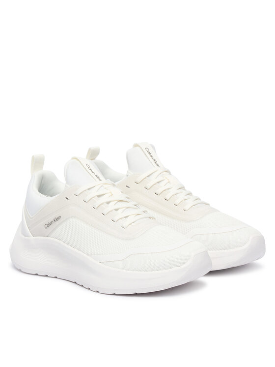 Calvin Klein Calvin Klein Сникърси Light Eva Run Laceup Sock Jelly HW0HW03434 Бял