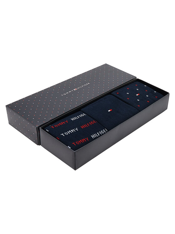 Tommy Hilfiger Tommy Hilfiger Skarpety długie 701220147 Granatowy