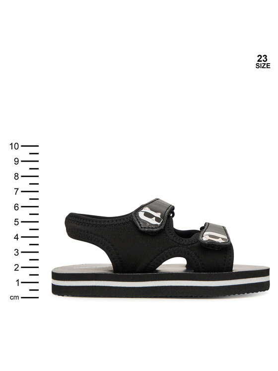KARL LAGERFELD KARL LAGERFELD Сандали Z31183 M Черен